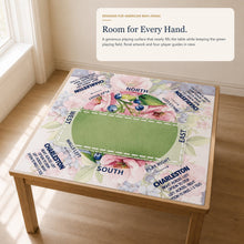 Berry Meadow American Mah Jongg mat — game-night lifestyle