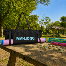 Black Canvas Mahjong Carrying Bag