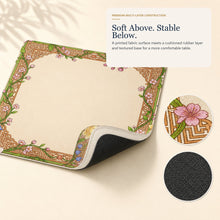 Blossom Lattice American Mah Jongg mat — layer construction