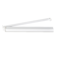 Pure White Classic Solid Mah Jongg Rack & Pusher Set, single rack
