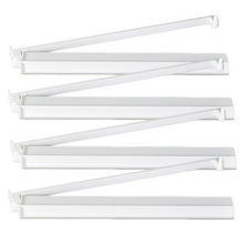 Pure White Classic Solid Mah Jongg Rack & Pusher Set, set of four