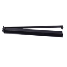 Black Classic Solid Mah Jongg Rack & Pusher Set, single rack