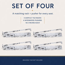 Crystal Smoke American Mah Jongg rack and pusher set — set summary