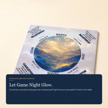 Gilded Mountain American Mah Jongg mat — closing brand image