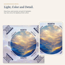 Gilded Mountain American Mah Jongg mat — print detail