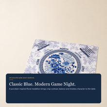 Porcelain Garden American Mah Jongg mat — closing brand image