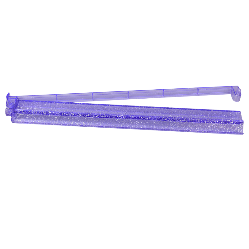 Crystal Purple Shimmer Crystal Mah Jongg Rack & Pusher Set, single rack
