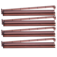 Transparent Amber Transparent Color Mah Jongg Rack & Pusher Set, set of four