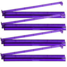 Transparent Purple Transparent Color Mah Jongg Rack & Pusher Set, set of four