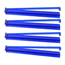 Transparent Blue Transparent Color Mah Jongg Rack & Pusher Set, set of four