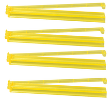Transparent Yellow Transparent Color Mah Jongg Rack & Pusher Set, set of four