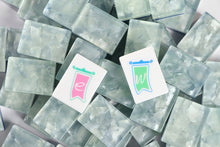 Sea Glass Lotus American Mah Jongg East and West direction tiles on pale green backs